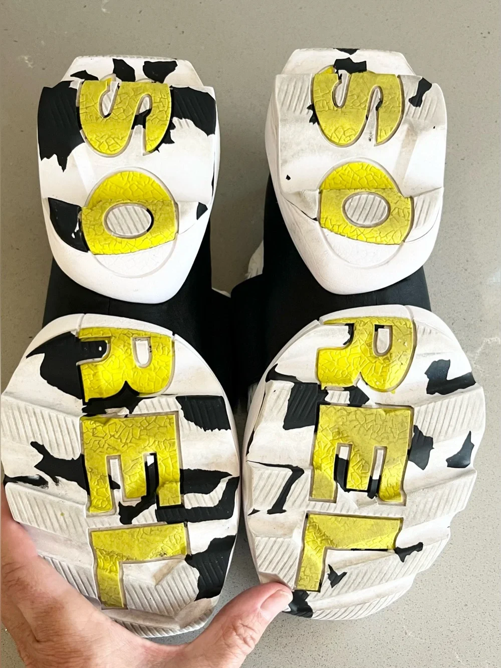 Sorel Kinetic Impact Strap Slip On Sneakers NL4698-100 White Shoe Women Size 7.5